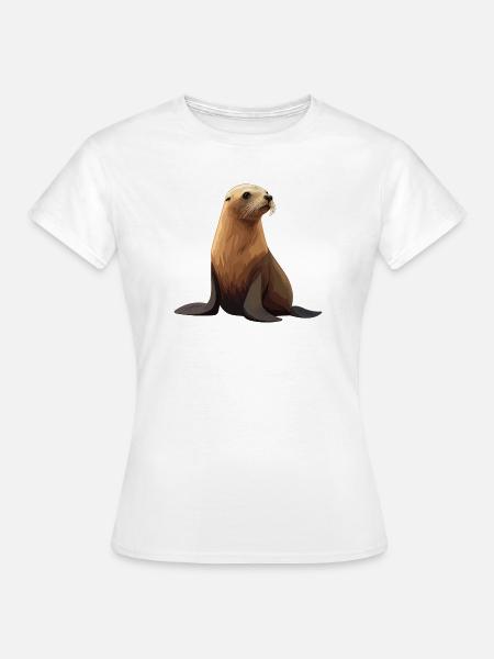 Seelöwen Seelöwe - Frauen T-Shirt - Weiß