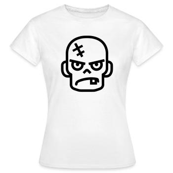 Zombie - Frauen T-Shirt - Weiß - Vorne - AI Model Female 172 dark (172cm)