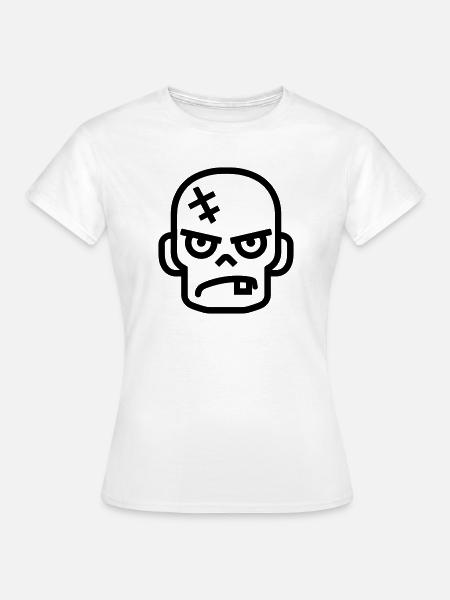 Zombie - Frauen T-Shirt - Weiß