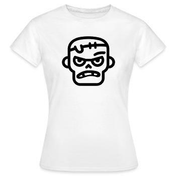 Zombie - Frauen T-Shirt - Weiß - Vorne - AI Model Female 172 dark (172cm)