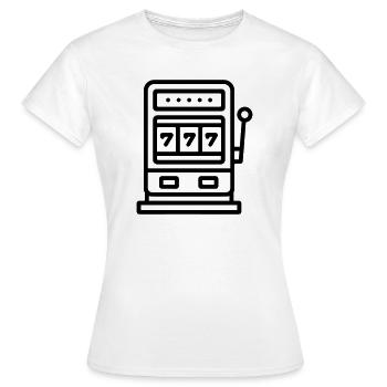 Casino - T-shirt Femme - blanc - Devant - AI Model Female 172 dark (172cm)