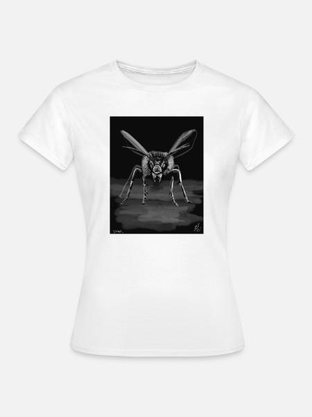 Midnight Stinger Mono Bee - Frauen T-Shirt - Weiß