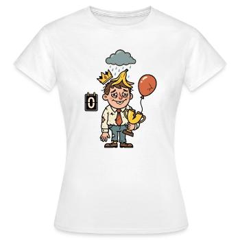 Perdant malchanceux, perdant, perdant inutile - T-shirt Femme - blanc - Devant - AI Model Female 172 dark (172cm)