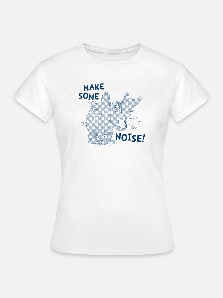 Horton Hears A Who Make Some Noise With Horton - T-shirt dam - vit
