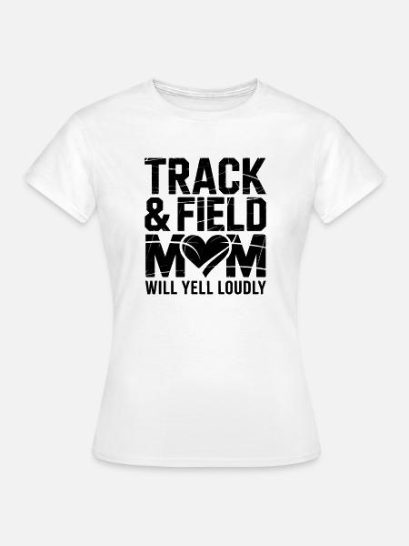 Leichtathletik Sprüche Leichtathletik Geschenk - Frauen T-Shirt - Weiß