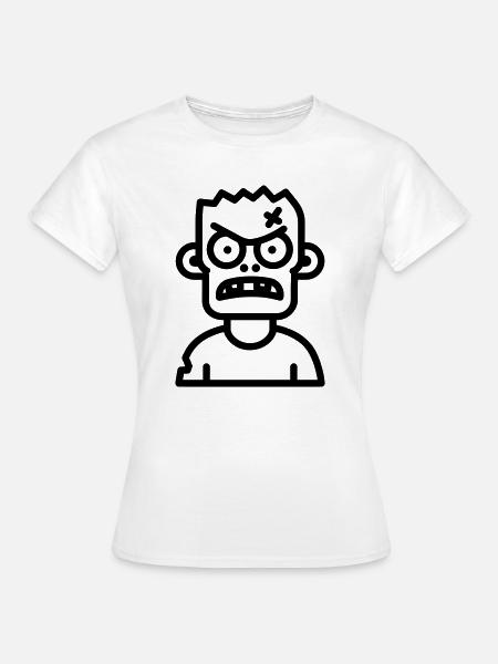 Zombie - Frauen T-Shirt - Weiß