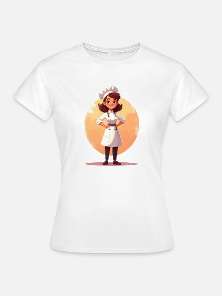Köchin - Frauen T-Shirt - Weiß