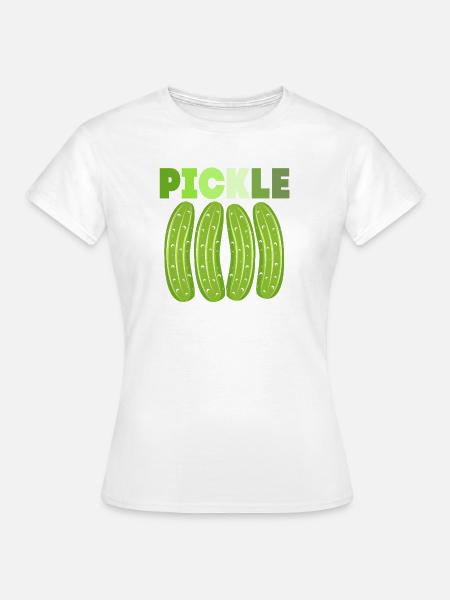 Essiggurke Gurke Gurken - Frauen T-Shirt - Weiß