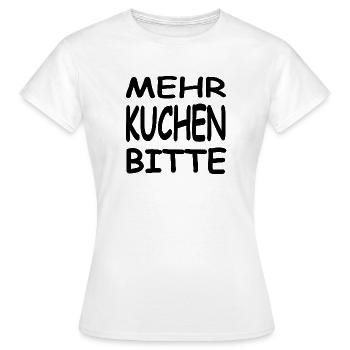 Gâteau - T-shirt Femme - blanc - Devant - AI Model Female 172 dark (172cm)