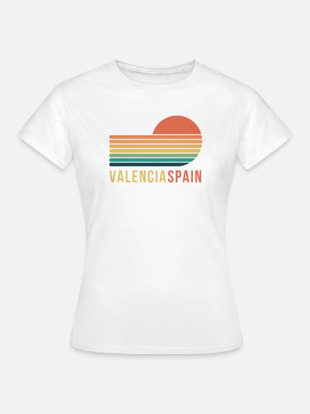 Valencia Spain - Frauen T-Shirt - Weiß