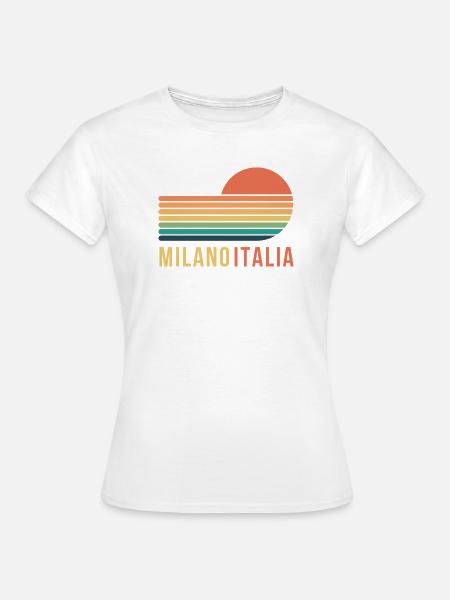 Mailand, Italien - Frauen T-Shirt - Weiß