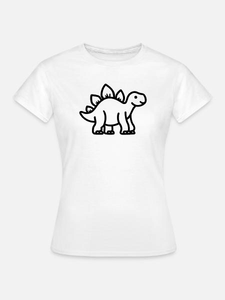 Stegosaurus - Frauen T-Shirt - Weiß