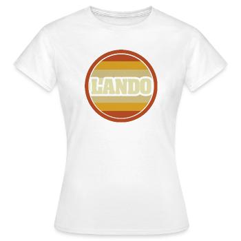 Lando légendaire - T-shirt Femme - blanc - Devant - AI Model Female 172 dark (172cm)