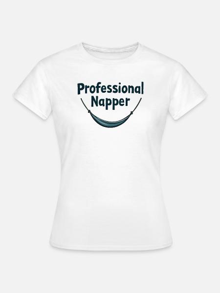 Hängematten-Profi Design - Frauen T-Shirt - Weiß