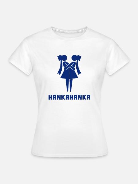 HANKAHANKA - Frauen T-Shirt - Weiß