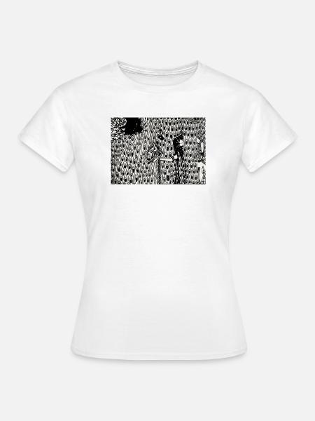 Cassandra and Apollon - Frauen T-Shirt - Weiß