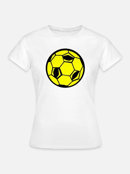 Soccer Fußball - Frauen T-Shirt - Weiß