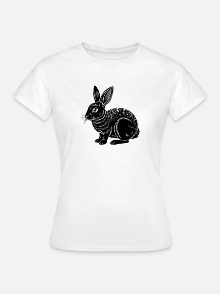 Häschen - Frauen T-Shirt - Weiß