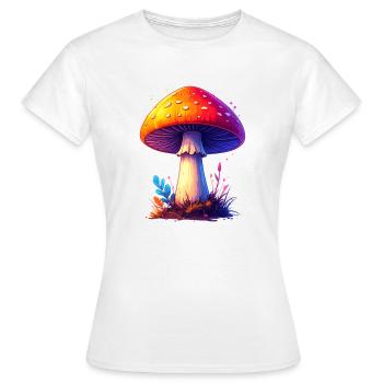 Fliegenpilz - Frauen T-Shirt - Weiß - Vorne - AI Model Female 172 dark (172cm)
