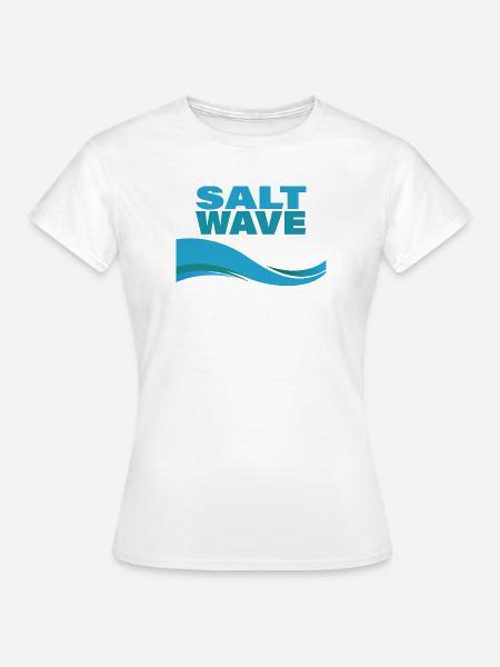 SALT WAVE - Frauen T-Shirt - Weiß