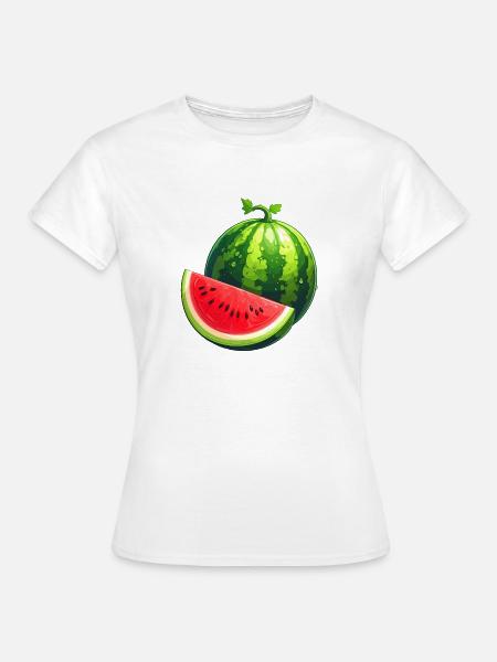 Wassermelone - Frauen T-Shirt - Weiß