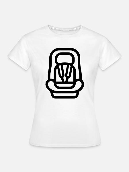 Kindersitz - Frauen T-Shirt - Weiß