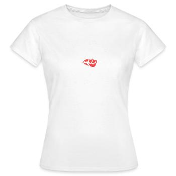 Liberale gegen Republikaner – Antifaschistischer Tee - Frauen T-Shirt - Weiß - Vorne - AI Model Female 172 dark (172cm)