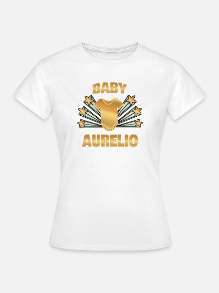 Geboren Aurelio - Frauen T-Shirt - Weiß