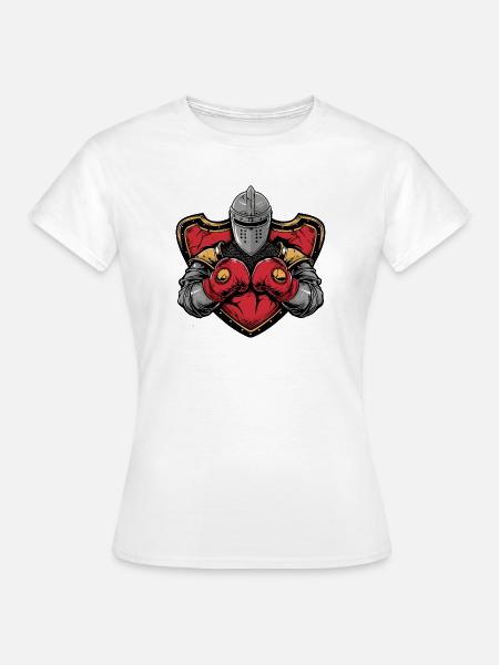 Ritter Boxer MMA - Frauen T-Shirt - Weiß