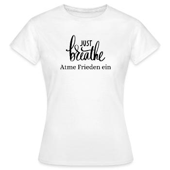 Respire en paix - T-shirt Femme - blanc - Devant - AI Model Female 172 dark (172cm)