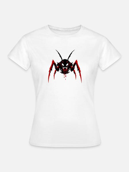 Dämonisches Insektenmonster - Frauen T-Shirt - Weiß