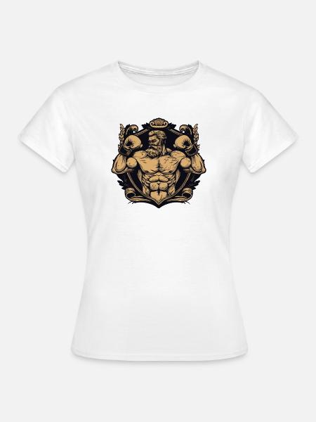 Kämpfer Boxer MMA - Frauen T-Shirt - Weiß