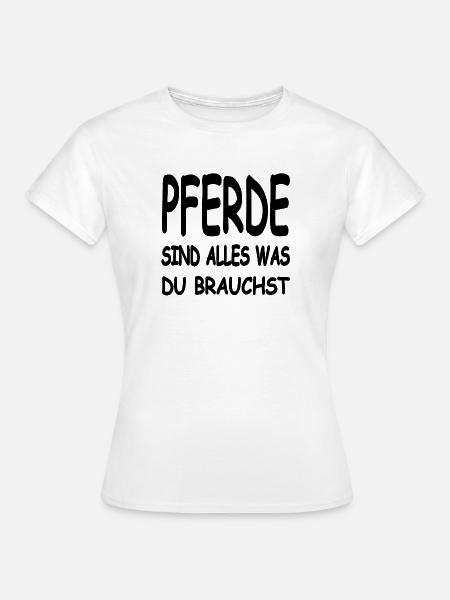 Pferde - Frauen T-Shirt - Weiß