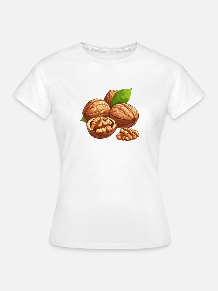 Walnüsse - Frauen T-Shirt - Weiß