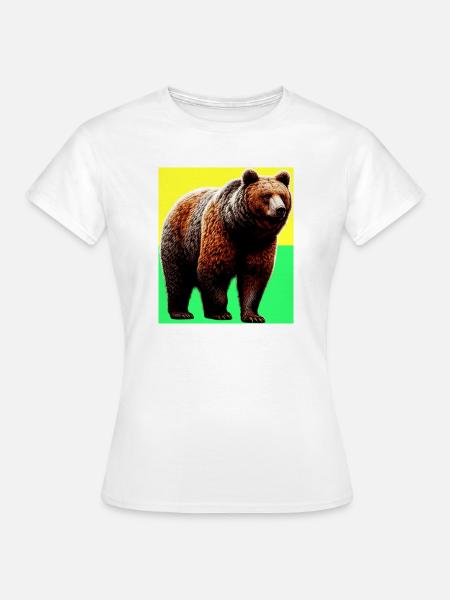 Bär - Frauen T-Shirt - Weiß