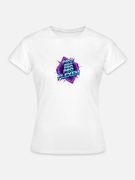 Neon Retro ProFlexen - Frauen T-Shirt - Weiß
