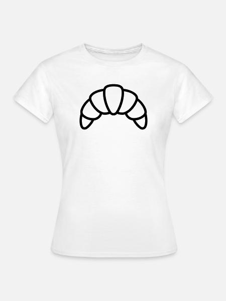 Halbmond - Frauen T-Shirt - Weiß
