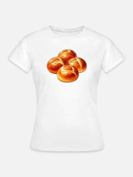 Brötchen - Frauen T-Shirt - Weiß