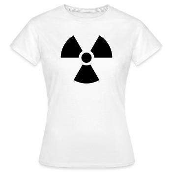 Atom Nuklear - Frauen T-Shirt - Weiß - Vorne - AI Model Female 172 dark (172cm)