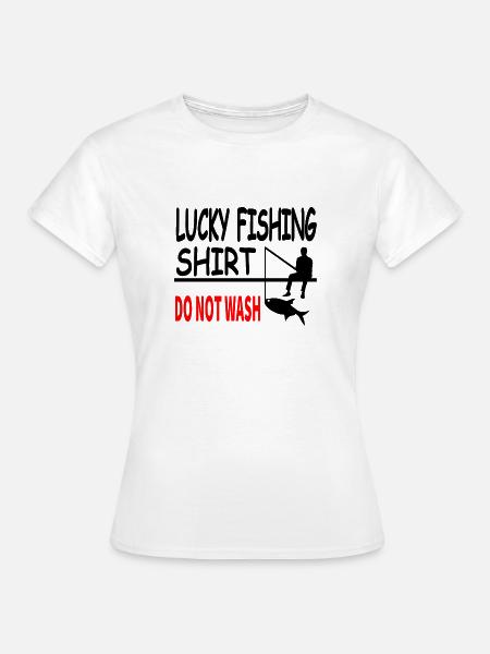 Angeln - Frauen T-Shirt - Weiß