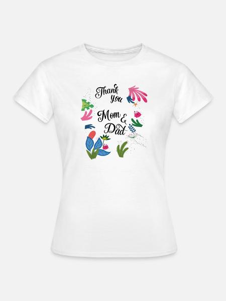 Danke - Frauen T-Shirt - Weiß