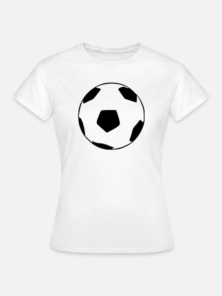 Fußball  - Frauen T-Shirt - Weiß