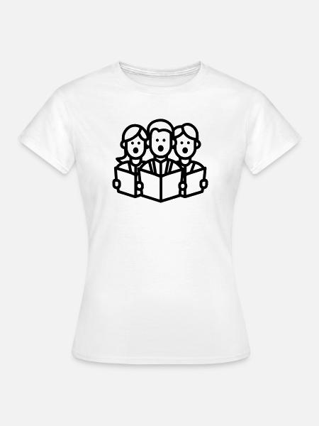 Chor - Frauen T-Shirt - Weiß