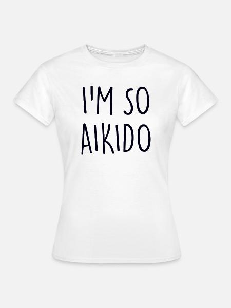 Aikido - Frauen T-Shirt - Weiß
