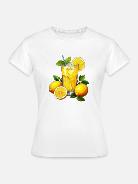 Zitronenlimonade - Frauen T-Shirt - Weiß