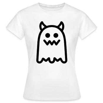 monstre - T-shirt Femme - blanc - Devant - AI Model Female 172 dark (172cm)