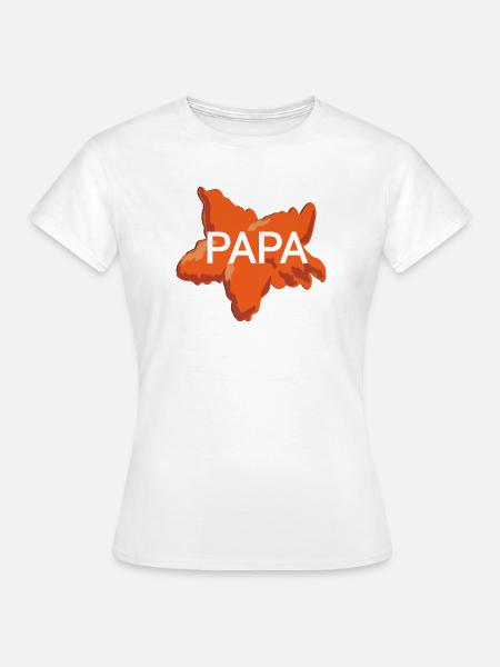 papa - Frauen T-Shirt - Weiß