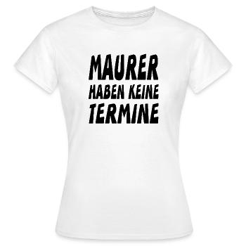 Bricklayer - Women's T-Shirt - white - Front - AI Model Female 172 dark (172cm)