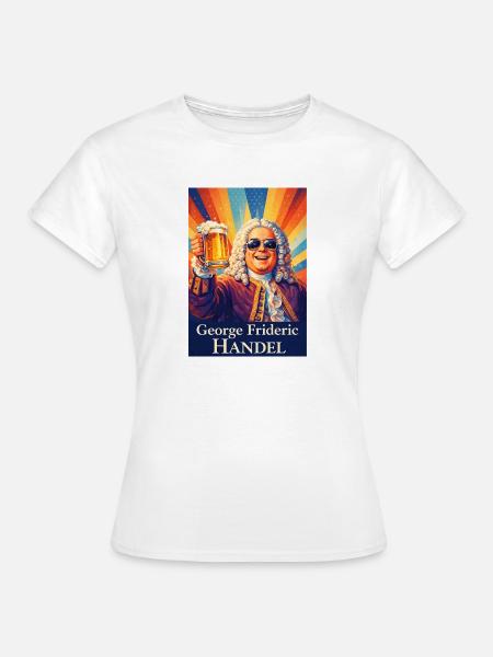George Frideric Handel - Frauen T-Shirt - Weiß