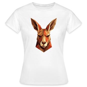 Kangourous Australie Outback Wild Mignons Kangourous - T-shirt Femme - blanc - Devant - AI Model Female 172 dark (172cm)
